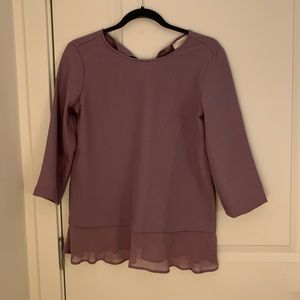 Loft purple blouse